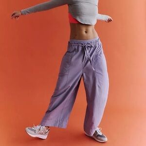 Free People Movement Fresh Start Pant in Platinum Small NWOT